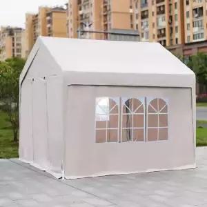 대형 캐노피 천막 야시장 지붕 방수 야외 캠핑 차고지 그린
