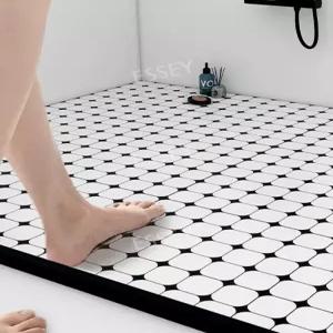 욕실 방수 바닥 스티커 디자인 미끄럼방지 화장실 자체 접착 꾸미기