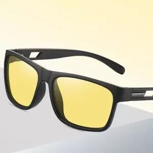 남성 편광 골프 운전 패션 선글라스 블랙옐로우