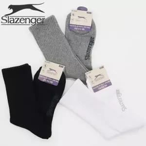 남성 국산 슬레진저 무지 장목 쿠션 스포츠양말 4켤레