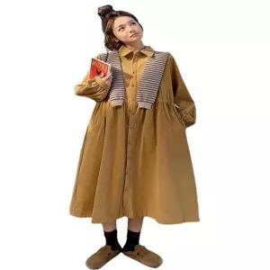 임산부 홈웨어 겨울 빅사이즈 오버핏 임부복 옐로우