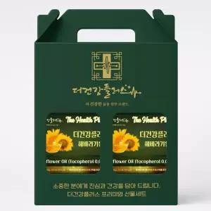 더건강플러스 해바라기유 선물세트 오일 식용 콜드프레스 유채유 냉압착 건강