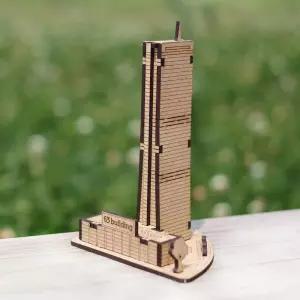 63 빌딩 나무 조립 건축 건물 모형 DIY 만들기 나무모형 나무조립모형 63빌딩모형 나무DIY조립