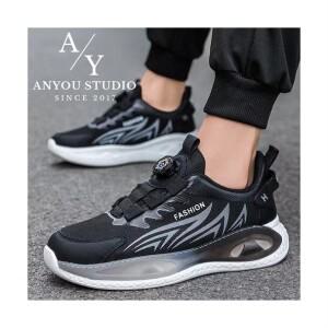 남성 편안한 다이얼 운동화 에어쿠션 런닝화 경량 스포츠화