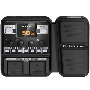플랫슨 KMF-1 기타 페달, 77 이펙트 멀티 50 프리셋, 42 드럼 리듬, 18 암페어/캡, 업그레이드된 컬러 화면, Aux In, 튜너 루퍼 표현 와 볼륨 왜곡 페달