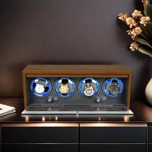 워치 와인더 4구 손목 시계 2구 거치대 원목 와치