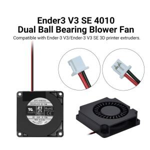 창의성 4010 Ender-3 V3 KE 3D 프린터 액세서리 팬용 부품 냉각 팬 1.25_모델 볼 베어링