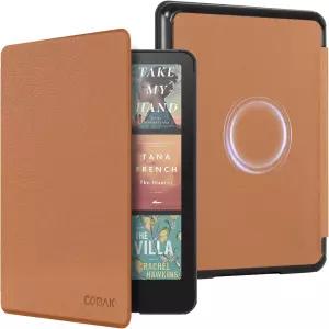 7인치 E-리더용 코박 케이스 - 2024년 자동 슬립 웨이크 기능이 있는 새로운 PU 가죽 커버 출시