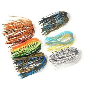 스피너베이트용 지그 스커트 교체 키트 - 88 가닥 퀵 체인지 낚시 미끼 액세서리