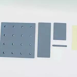 타공판보드 블루 타공판 타공판보드 선반 다용도후크 WEDC1E6