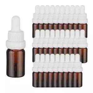 향수용기 화이트 잠금캡 스포이드 브라운 공병 5ml 30 WEE7007