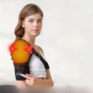 어깨 찜질 마사지 패드 온열 맛사지 가열 압축 찜질기화이트 방수패드미포함 물리 전기