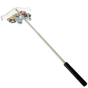 위안허 디럭스 텔레스코픽 룰렛 포커 칩 레이크 푸시 해로우 컬렉터