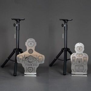 사격과녁 비비탄 표적지 연습 소형 에어소프트건 A형 타켓 회전형 서바이벌 타겟