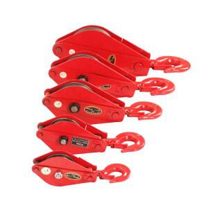 리프팅 도르레 이중 걸쇠 와이어 크레인 0.5T 싱글 2톤 3륜 고리 운반 단일훅