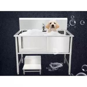 스테인레스 강아지욕조 목욕통 중형견 대형 대용량 스파