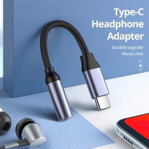 호환 USB 유형 C  3.5mm Aux 어댑터 3 5 잭 오디오 케이블 이어폰 변환기 아이폰 삼성 갤럭시 S24 Ultra
