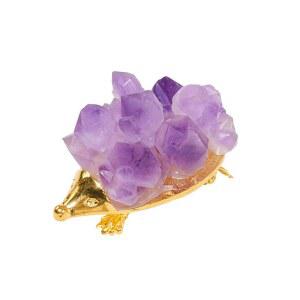 럭키스톤 돌 이색수집품 크리 장식 클러스터 건강 선물 자수정 동물 가족 천연 에이 황동석 크리스탈 에너