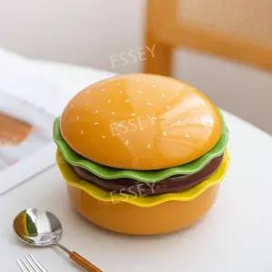햄버거 접시 1세트 세트 디자인 그릇 귀여운 파티용