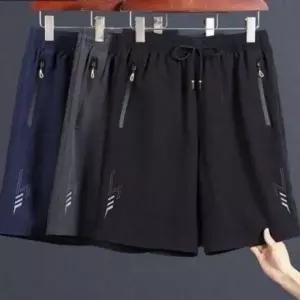 남성용 여름용 쿨 조거팬츠 스포츠 반바지 트레이닝복