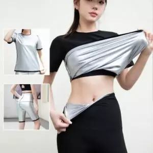 [골드스마일]여성 반팔 운동복 헬스 땀 배출 상하의 트레이닝복