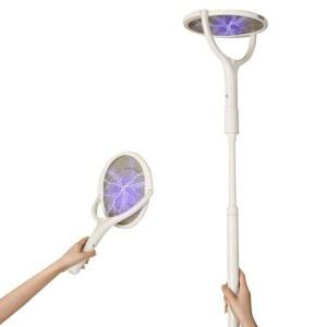 접이식 전기파리채 라켓 하나 포충기 전기 캠핑 포충기기능 전기모기채 재퍼 장치 곤충