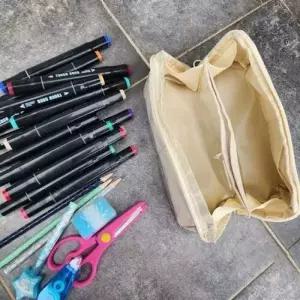 여행용 필통 볼펜 파우치 가방 대용량 화장품 다용도