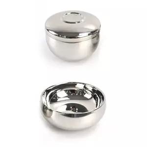 [조르지오]2중 NO80RZ99 스텐 밥그릇 국그릇 공기 대접 식기세트 제사식기