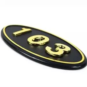 (검정 금색글자) 호실판 호수판 룸넘버 번호판 호실번 (KYR-WFHVT97)