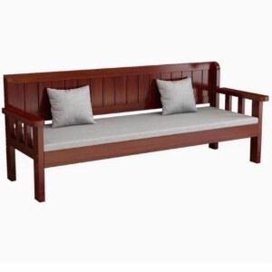 원목소파 3인 의류 좁고긴의자 쇼파 카페 벤치 식당 나무 캐주얼 평상형소파 원목벤치