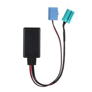 자동차 라디오 미니 소형 호환 ISO 6 핀 8 BT 5.0 Aux 커넥터 케이블 어댑터 교체 르노 호환 업데이트 목록