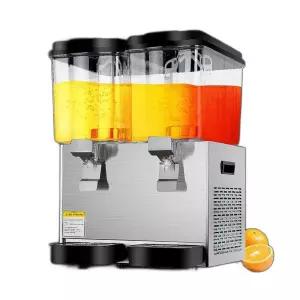 업소용 냉음료 디스펜서 2구 냉장 주스 식혜 수정과