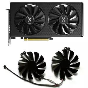 XFX Radeon RX 6600 XT 게이밍 비디오 카드 팬 95mm FY 010010 M12LPA FDC10U12S9-C RX6600 6600XT 그래픽