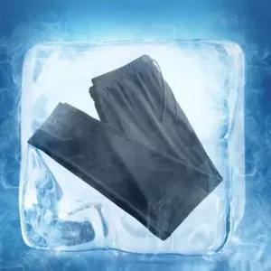 남성용 쿨 메쉬 밴딩 스판 트레이닝 스포츠 아이스 팬츠