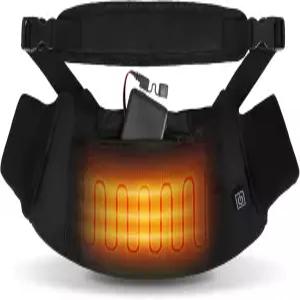 온열 손난로 파우치 - 3단계 최대 14.5시간 양면 열 사냥 및 캠핑용 조절 가능한 스트랩 방수 듀얼 포켓