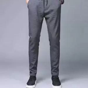 남성 린넨 밴딩 팬츠 여름 데일리 캐주얼 통기성 긴바지