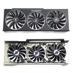 XFX RX6800XT 그래픽 카드 쿨러 RX 6800XT 16GB 해외 버전 V2 GPU 교체 선풍기 PLD10015B12H PLA09215B12H