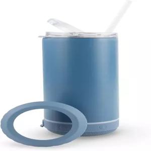 호그 블루투스 텀블러 4 in 1 캔 쿨러 - 윈터 스카이 음료용 유니버설 스피커 컵 포함 스테인리스 맥주