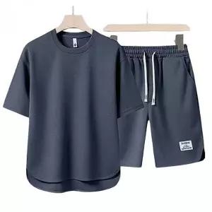 [셀러에이드]남성 여름 반팔 트레이닝복 데일리 캐주얼 반바지 외출복