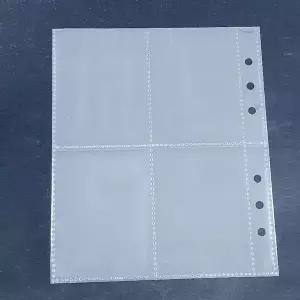 6공 리필 포토북 속지 구성 투명 슬리브 10p 사진 정리