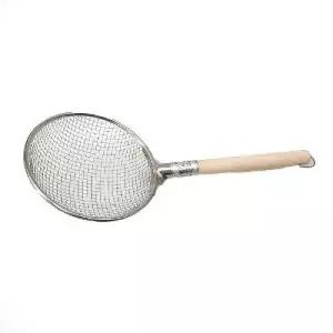 원목 소재 업소용 식당 횟집용 튀김 건지기 뜰채