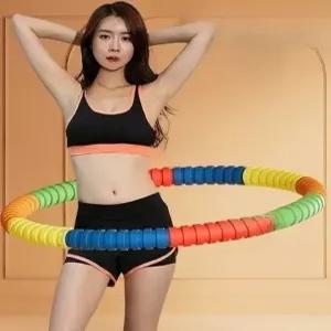 허리운동 훌라후프 복부지압 유산소 홈트레이닝 조립식 후프 실라후프 실 운동기구