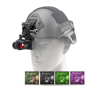 850nm IR 헬멧 야간 투시 단안 망원경 4K 사냥용 디지털 야간 투시경 트레일 카메라, 사진 및 비디오 촬영