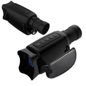 단안 야간 투시 장치 16X 디지털 라이트 줌 1080P 적외선 카메라 사냥 망원경 야외 검색 완전 어둠 300m