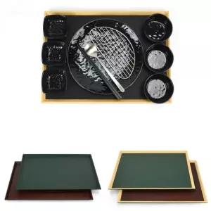 논슬립 서빙 쟁반 트레이 식당 카페 베이커리 제과점 그린 앤틱색