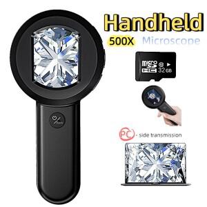 휴대용 미니 전자 디지털 현미경 돋보기 100X 줌 16MP HD 돋보기 USB 디지털 포켓 현미경 PC