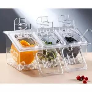 업소용반찬통 밧트 셀프바 반찬 반찬통 재료 식당 식재료 급식 뷔페 양념통 투명 덮개