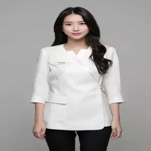 샵 유니폼 에스테틱 네일 반소매 마사지 성형외과 단체복