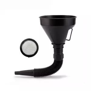 자바라 깔대기 (블랙) 엔진 밋션 기름 부동액 급유 주유기 등유 석유 깔대기