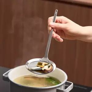 바겐슈타이거 스텐 채망 대형 건지게 밀가루채 손잡이 채반 튀김망 거름망